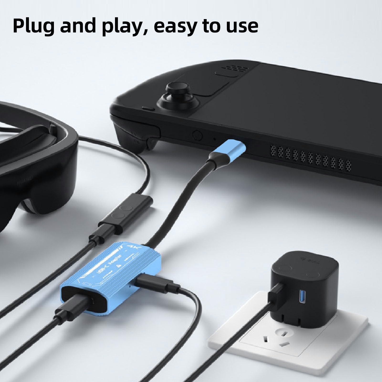 Adattatore Multiporta USB C - Convertitore USB-C a HDMI 4K o VGA con 100W Power