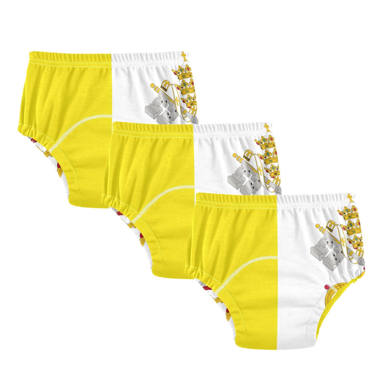 Baby Potty Training Undies Absorb Water Shorts Underwear for Toddler Girls 4T Vatican City Flag