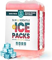 Vista 45 de Healthy Packers Cool Pack, Slim Long-Lasting Ice Packs - Great for Coolers or Lunch Box