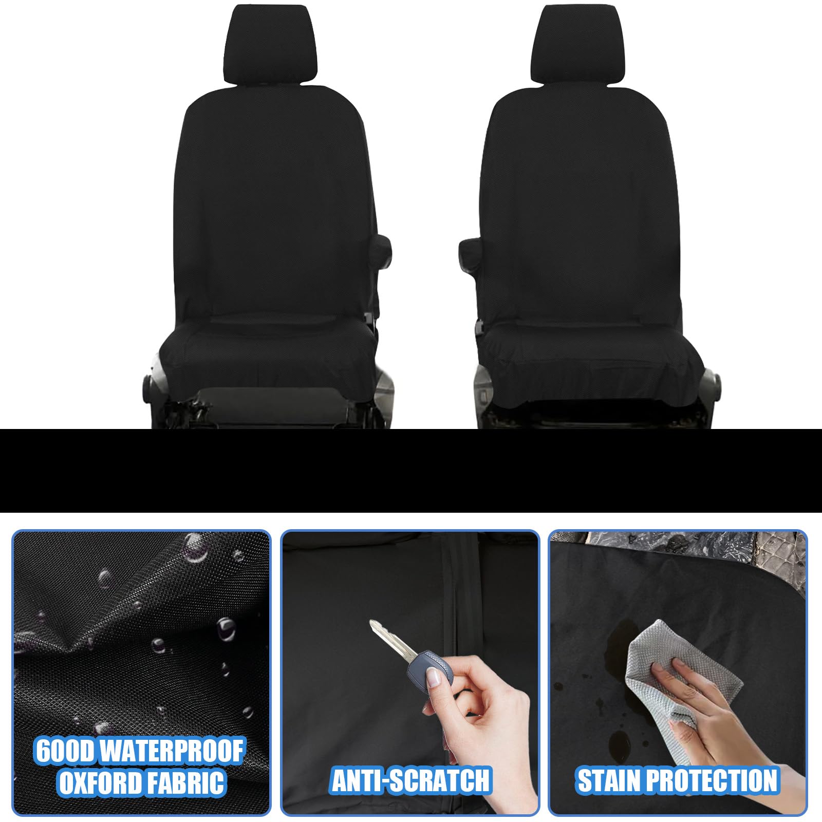 Coprisedili anteriori UK Custom Covers per interni auto