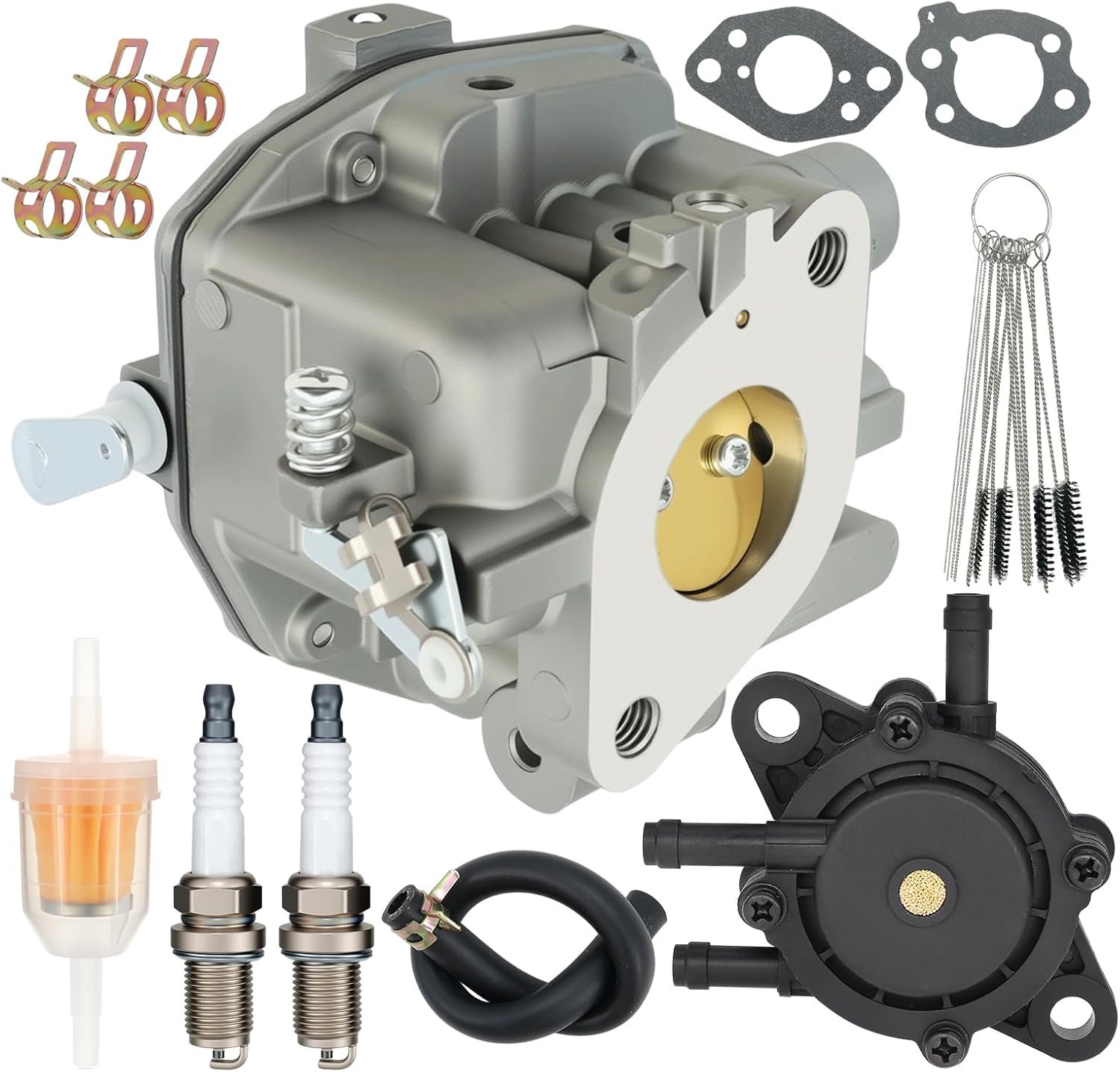 846109 Carburetor with Gaskets for Vanguard 16/17/18HP Engines 350447 356447 303442-305447, Replaces 808253 809017 808370 843324 845023 with Fuel Pump