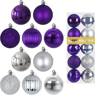 Clear with Fillers Shatterproof Ball Boxed Orn main image 1