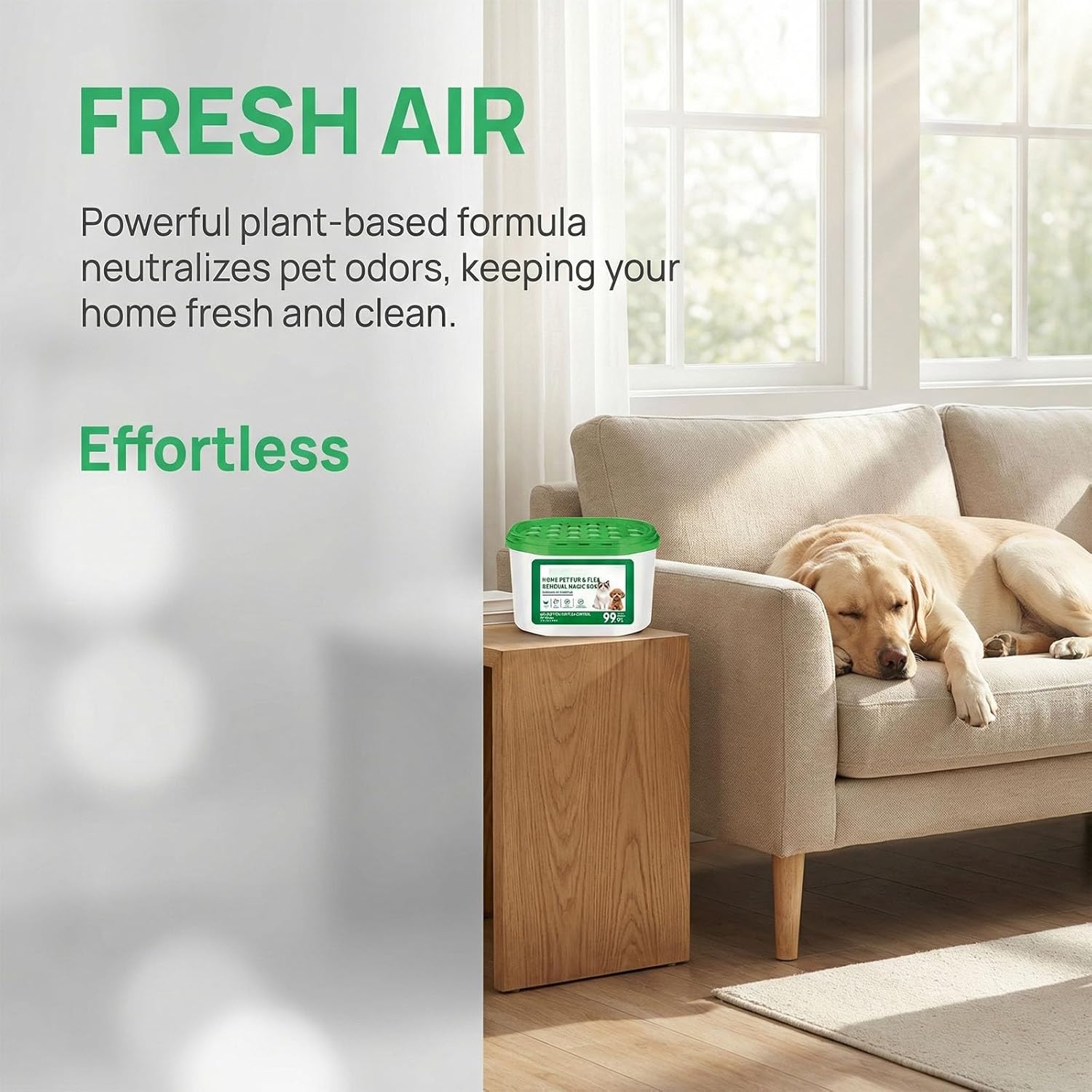 Home Pet Fur & Odor Removal Magic Box, Indoor Air Purification Dust Removal Magic Box, Multi Functional Air Magic Box Dust Remover, 360°Powerful Automatic Absorption for Multiple Scenarios (5)