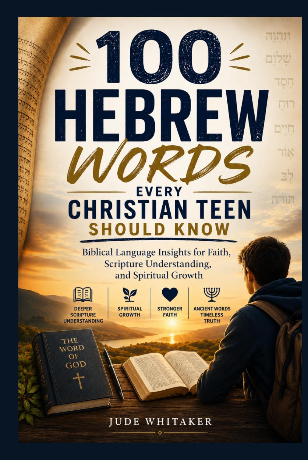 100 Hebrew Words Every Christian Teen Should Know: Biblical Language Insights for Faith, Scripture Understanding, and Spiritual Growth