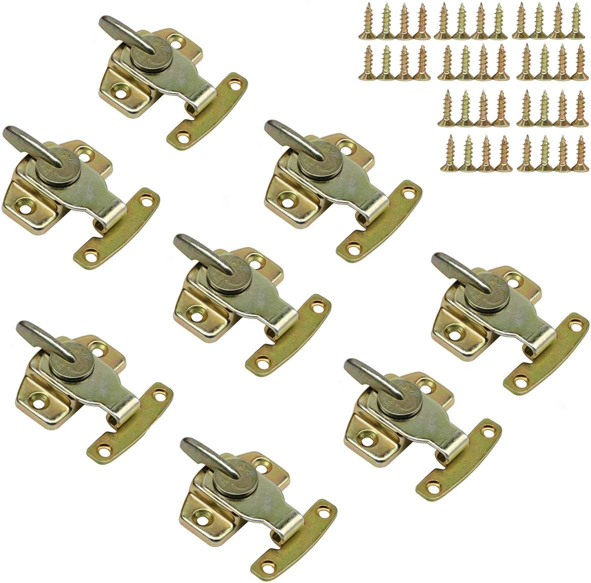 8 PCS Align-N-Lock Dining Table Lock, Heavy Duty Dining Training Table Buckles Connectors for Table Leaf, Extension Tables, Computer Workstations and Conference Tables