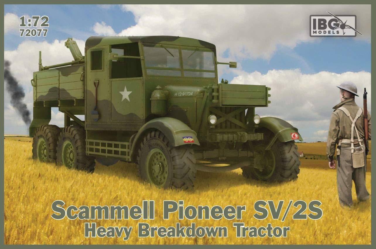 Ibg Big Ant 1/72 Scammell Pioneer Sv/2S Heavy Breakdown Tractor # 72077