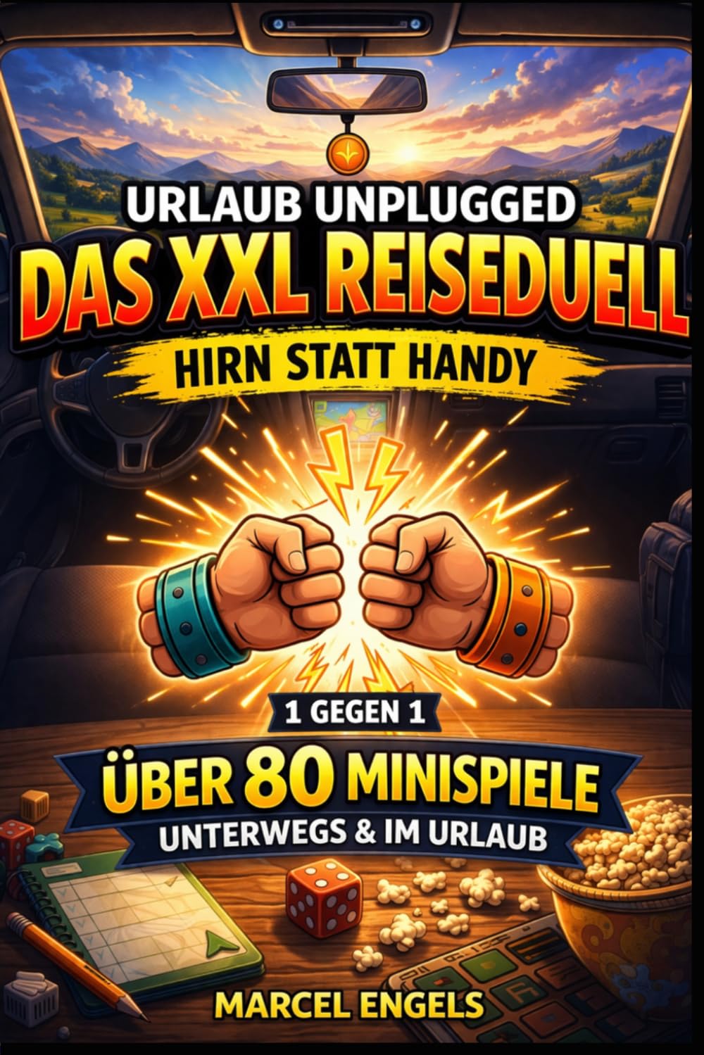 Das XXL Reiseduell Urlaub Unplugged:: Lustige Minispiele für Zwei | Reisespiele ohne Hilfsmittel | Offline Beschäftigung im Urlaub oder Unterwegs | ... bei Autofahrten, im Flugzeug und Hote