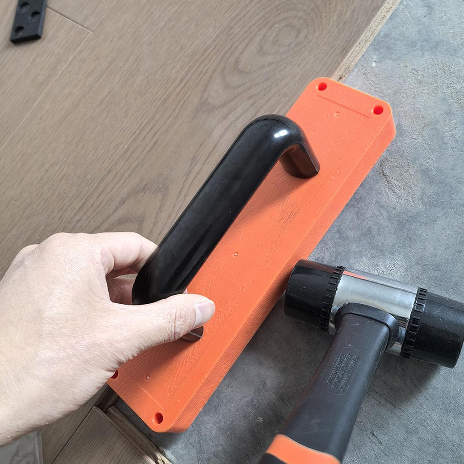 Engineered Wood Flooring Tool, 9.5in Nylon Tapping Block, O1