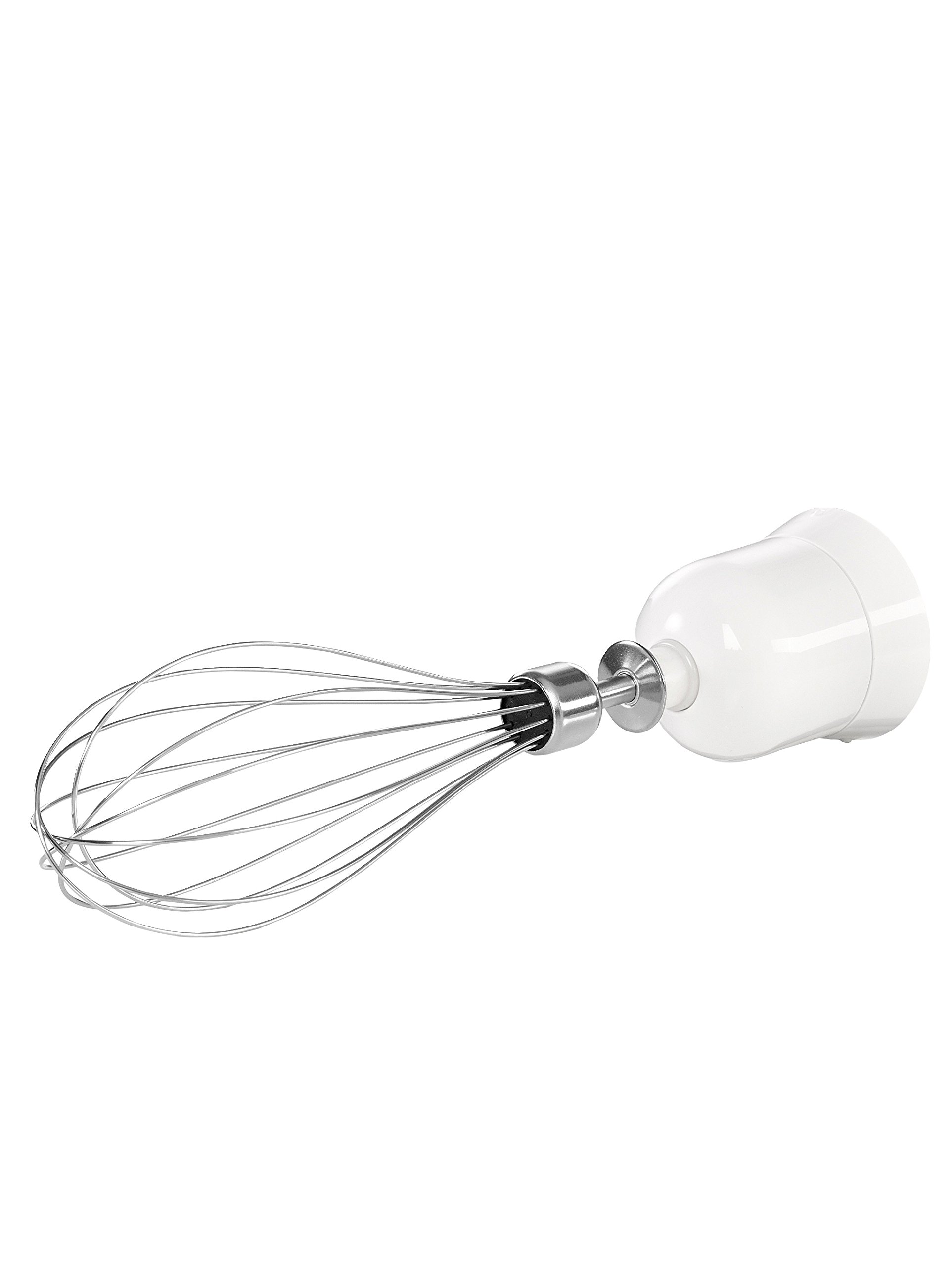 Mixeur plongeant BOSCH msm24500 clevermixx, 400 W, quatre lames Couteau quattroblade, Mixeur en acier inoxydable Blanc/Rouge Foncé