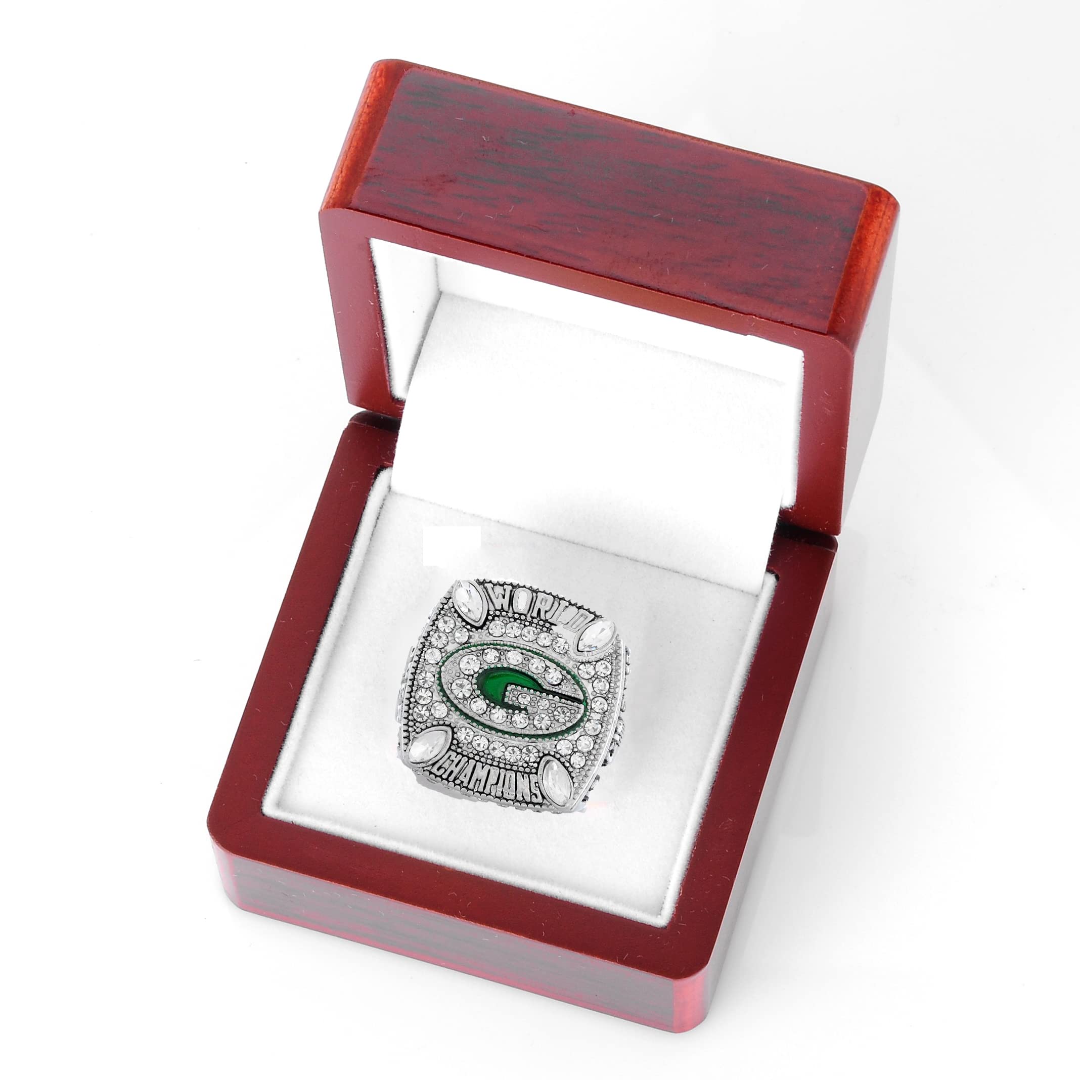 Q&N NFL Green Bay Packers Super Bowl Ring Replica Champion Steelers Coleccionables