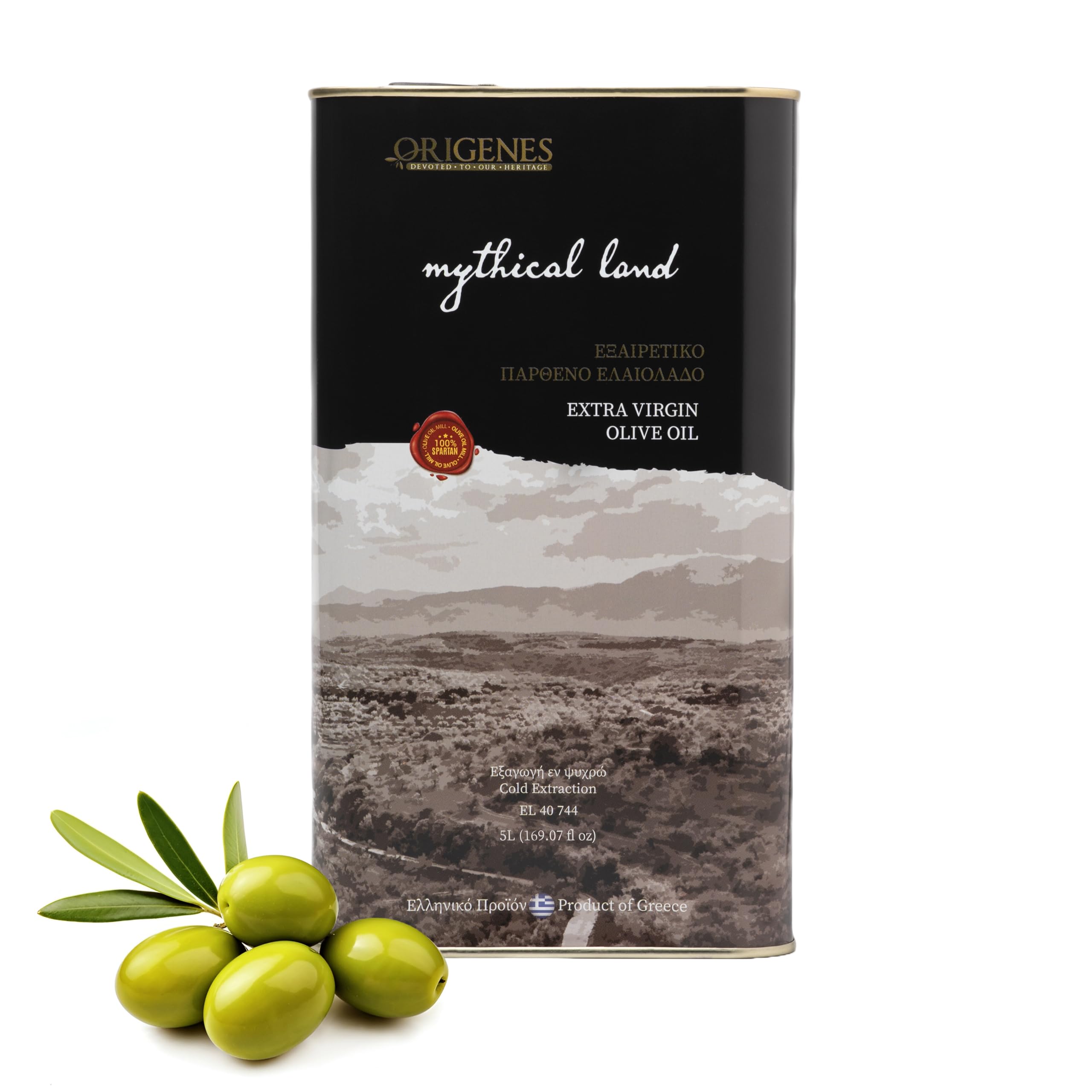 Amazon.com : Extra Virgin Olive Oil Tin, Great Taste Cold Pressed