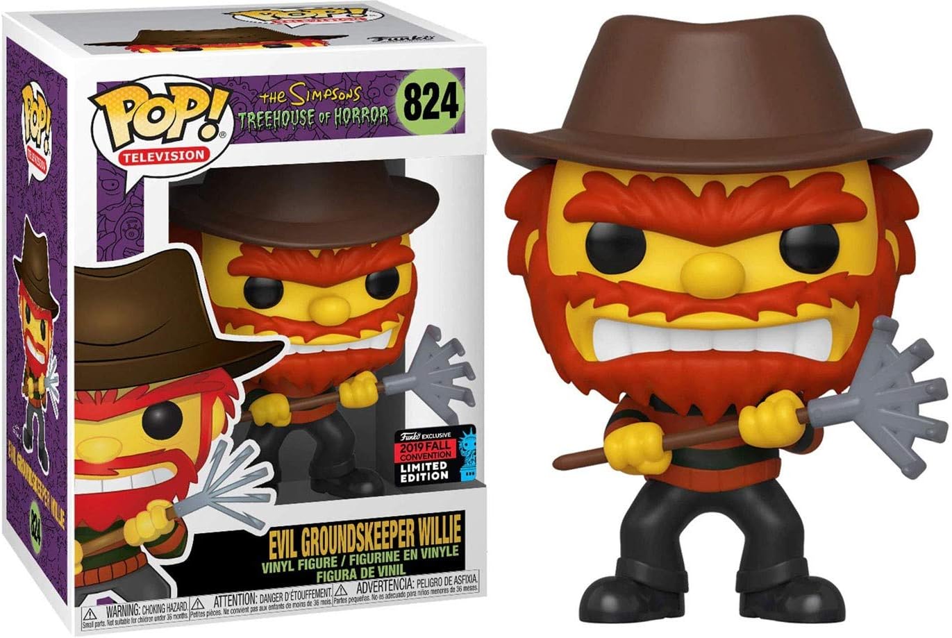 Funko Pop! Animation: Simpsons - Evil Groundskeeper Willie, Fall Convention Exclusive