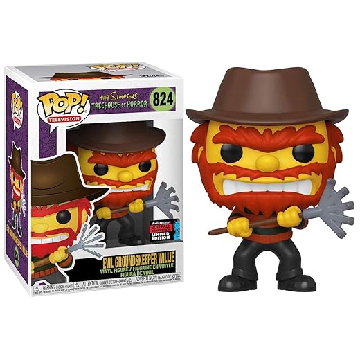 En Oferta Funko Pop! Animation: Simpsons - Evil Groundskeeper Willie, Fall Convention Exclusive