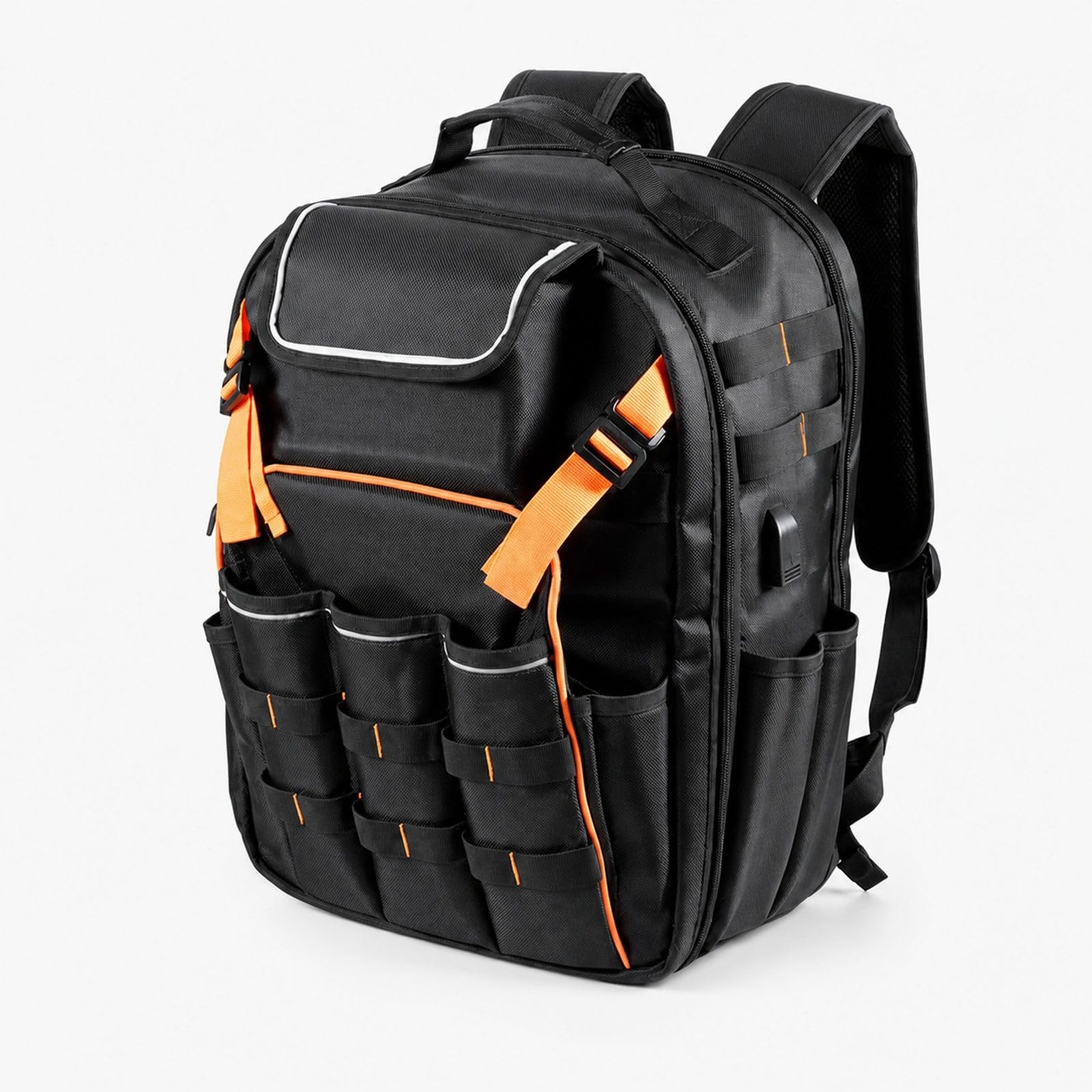 Sac à dos à outils avec 45 poches pour chantier