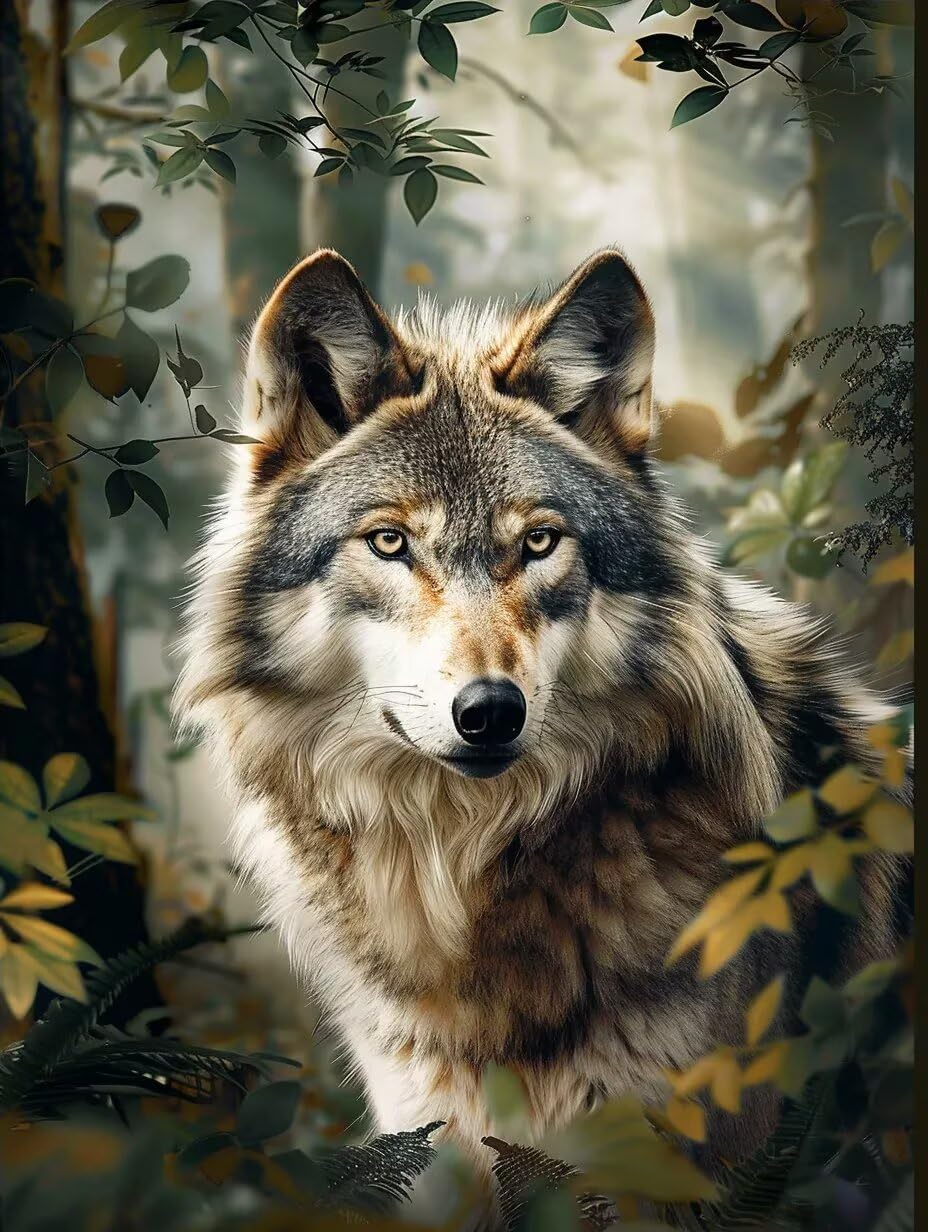 1000-Piece Wolf Jigsaw Puzzle - Perfect for Fun Brain Puzzle Lovers | Vibrant Illustrations and Quality Pieces | Challenging and Relaxing | Great Gift Idea
