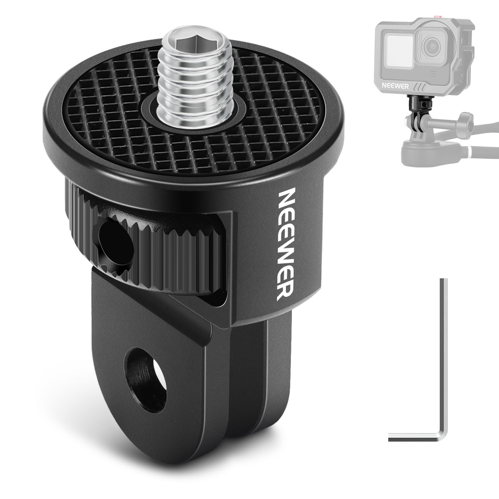 Support à Ventouse Pour Caméra D'action - Diamètre 9 Cm, Compatible GoPro, SJCAM, Rotule 360°, Fixation Solide Sur Surfaces Lisses