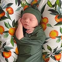 Vista 7 de Conjunto de gorro para bebés recién nacidos, de viscosa suave de bambú, con ropa de bebé, 24 meses