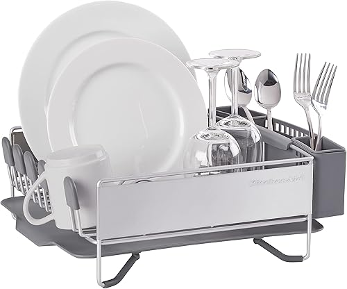 Miniatura 8 de KitchenAid Escurridor para platos de tamaño completo gris claro