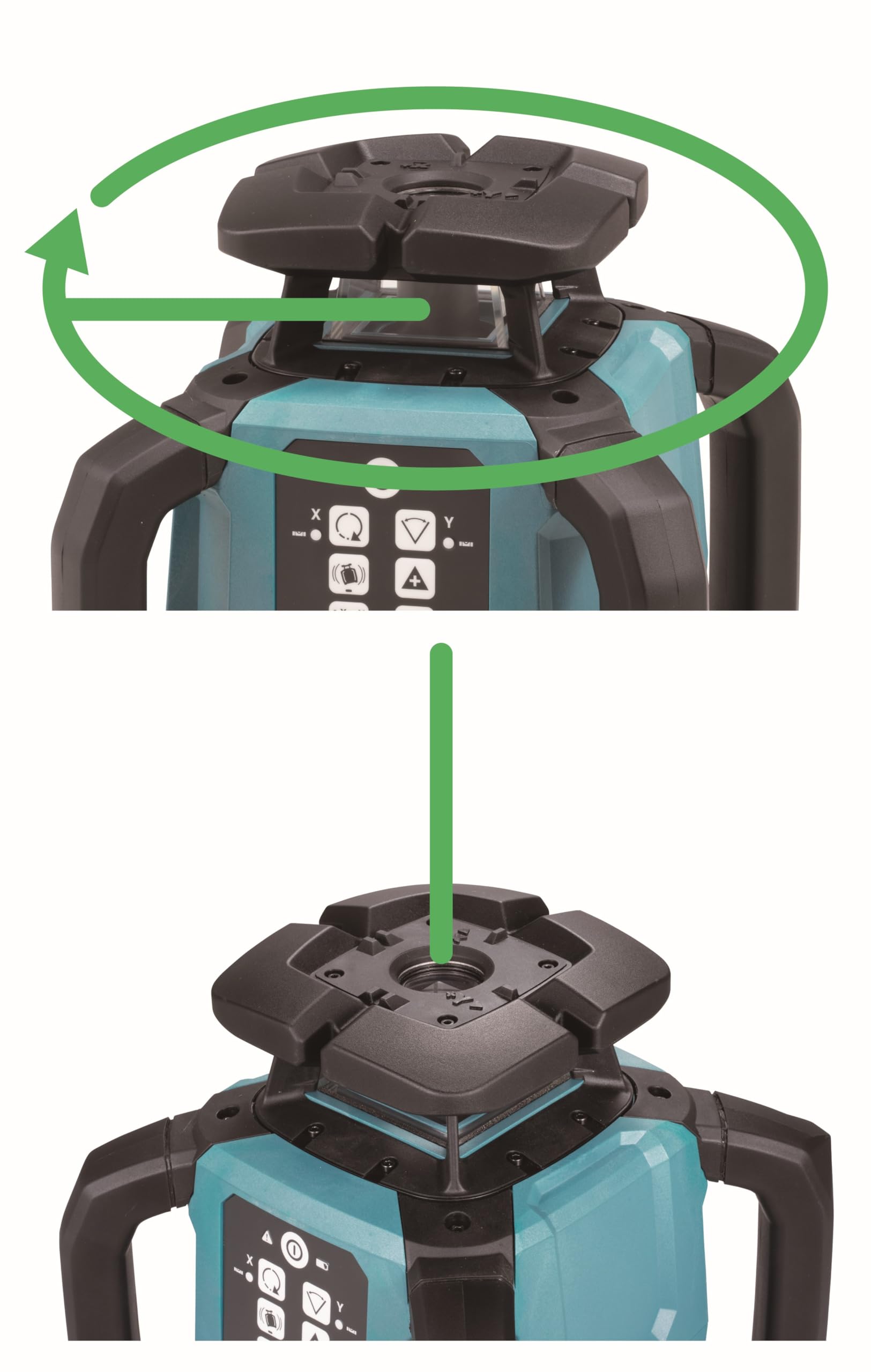 Makita - SKR001Z - Laser rotatif rechargeable Li-ion XGT/LXT/CXT - Batteries et chargeur non fournis