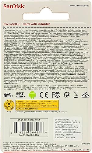 Miniatura 2 de SanDisk Tarjeta de memoria MicroSDHC de 32 GB