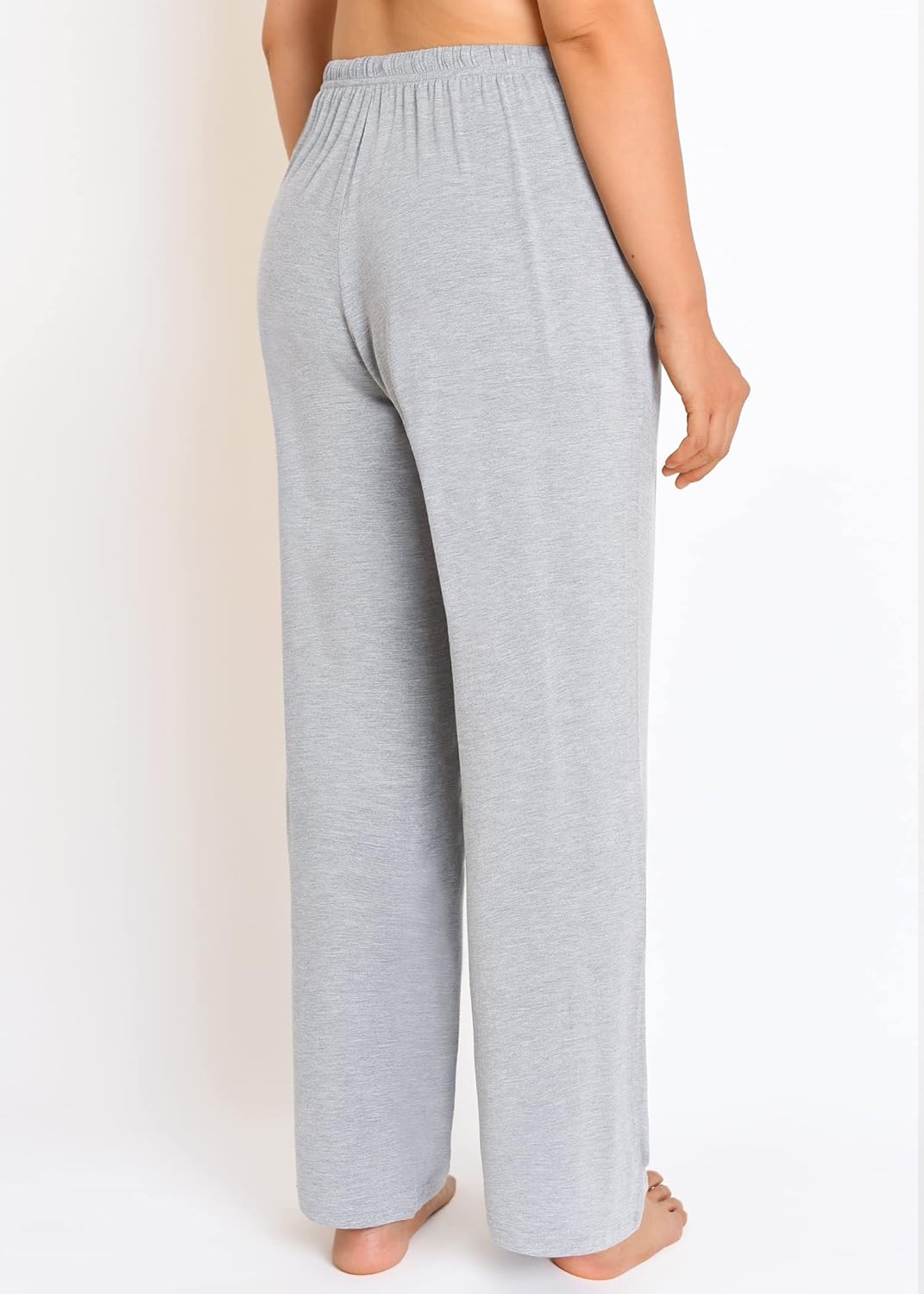 Esenchel Women's Plus Size Pajama Pants Rayon Sleep Pants - Image 2