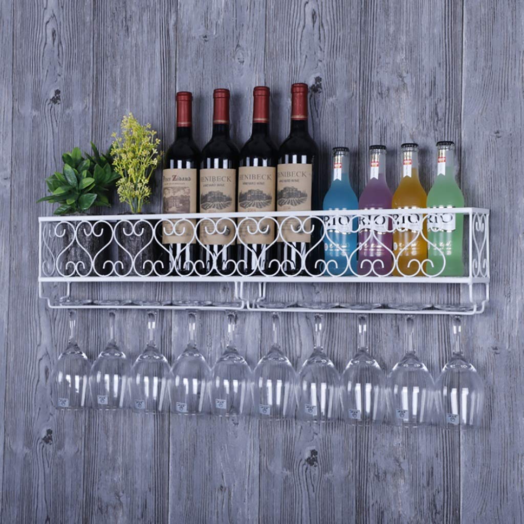 Bar en verre suspendu blanc pour sublimer vos soirées à la maison
