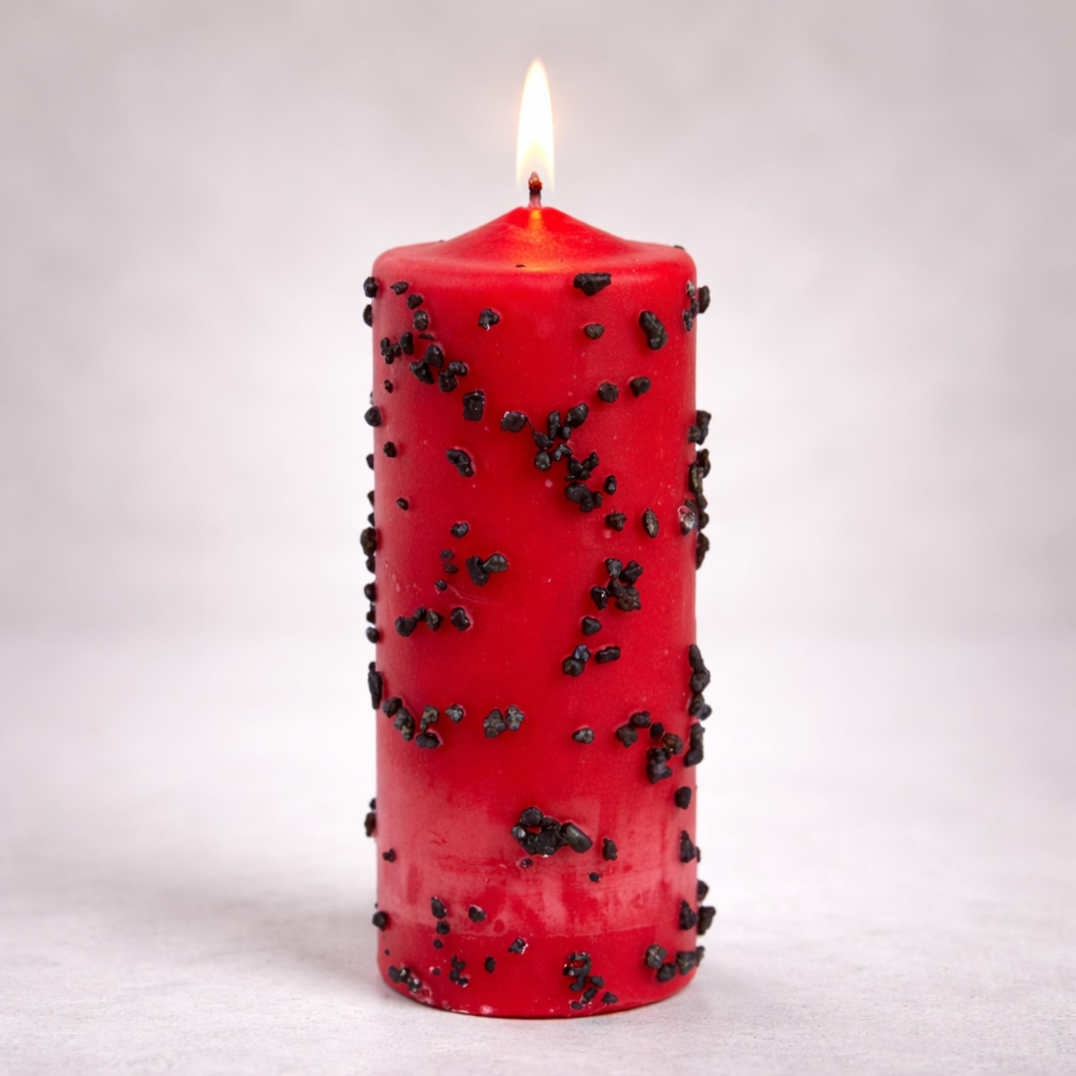 Vela Rompe Estancamientos Ritualizada – Vela Roja Esotérica para Desbloqueo Energético y Avance Personal – Ideal para Proyectos, Amor y Dinero – Con Hierbas y Oración – Las Velas de Mariano
