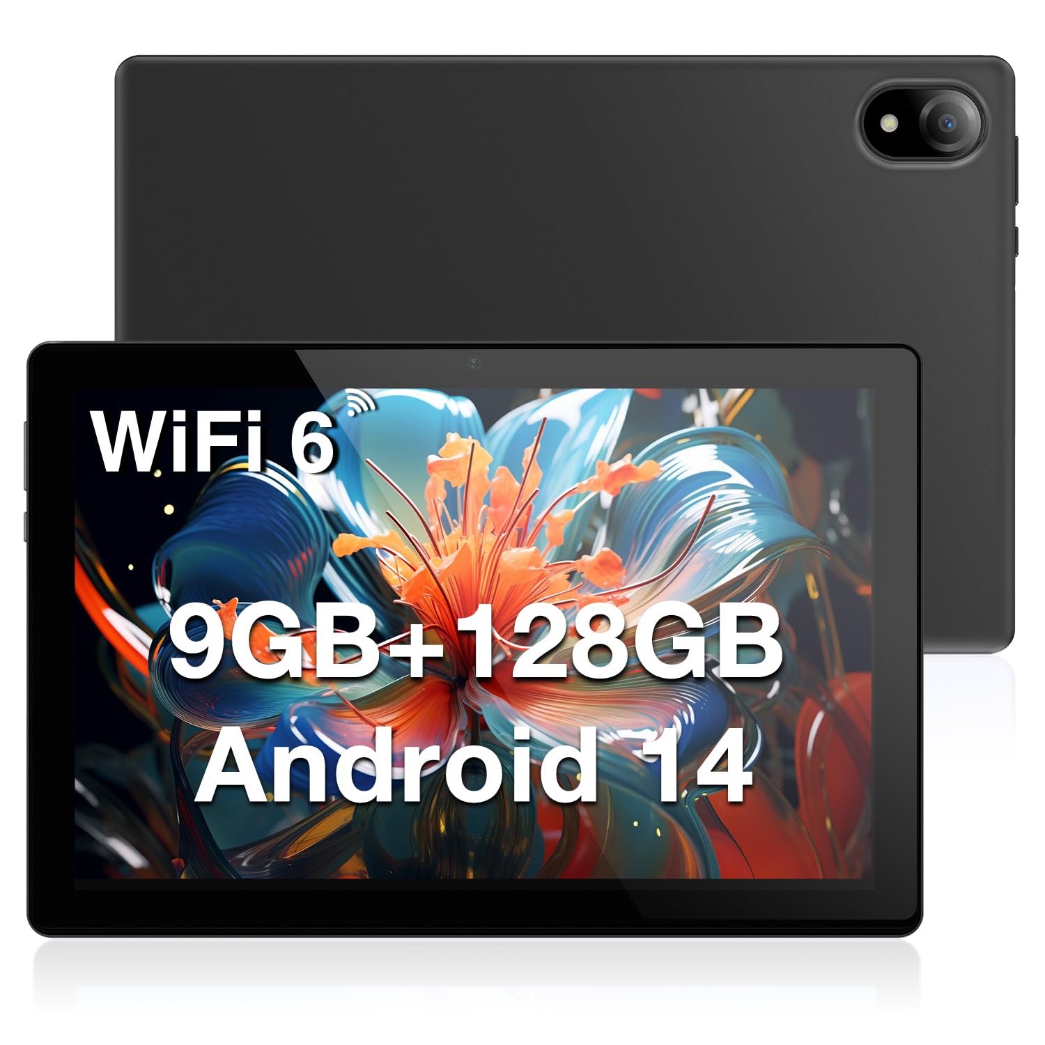DOOGEE U10 Tablet 10 Pollici Android 14 9GB RAM + 128GB ROM/TF 1TB Quad-Core 2.0 GHz, Tablet in Offerta Bluetooth 5.0 | WiFi-6 | 5060mAh | 1280 * 800 | 5MP+8MP Tablet PC, TÜV Luce Blu Bassa