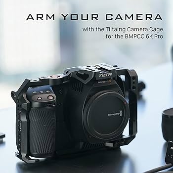 Pocket Cinema Camera 4K ＋ Tiltaフルケージセット Tilta Camera Cage for BMPCC 4K/6K Basic Kit - Tactical Gray