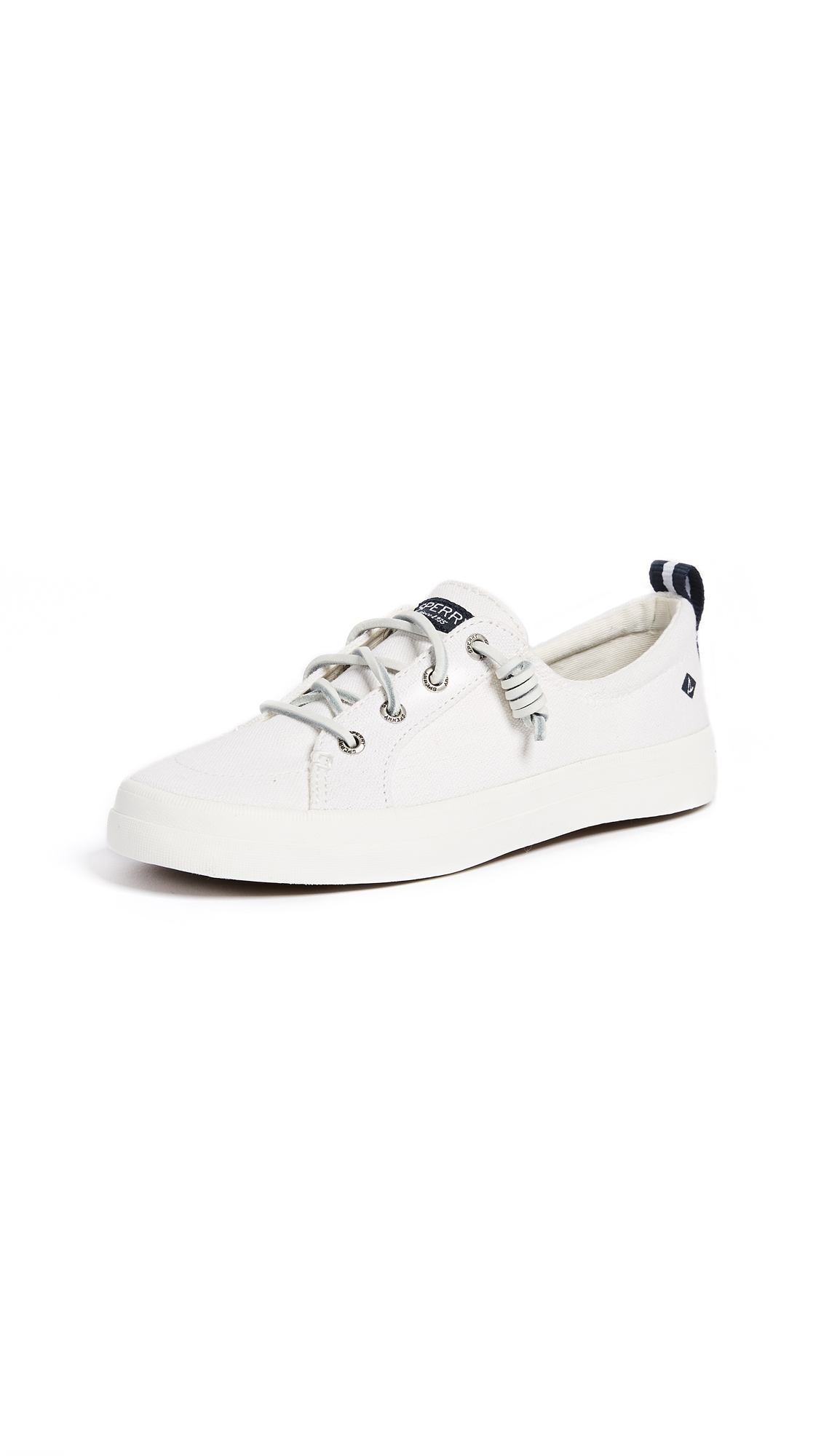 Top-Sider Womens Crest Vibe Washed Linen White 6 B(M) US-image-41