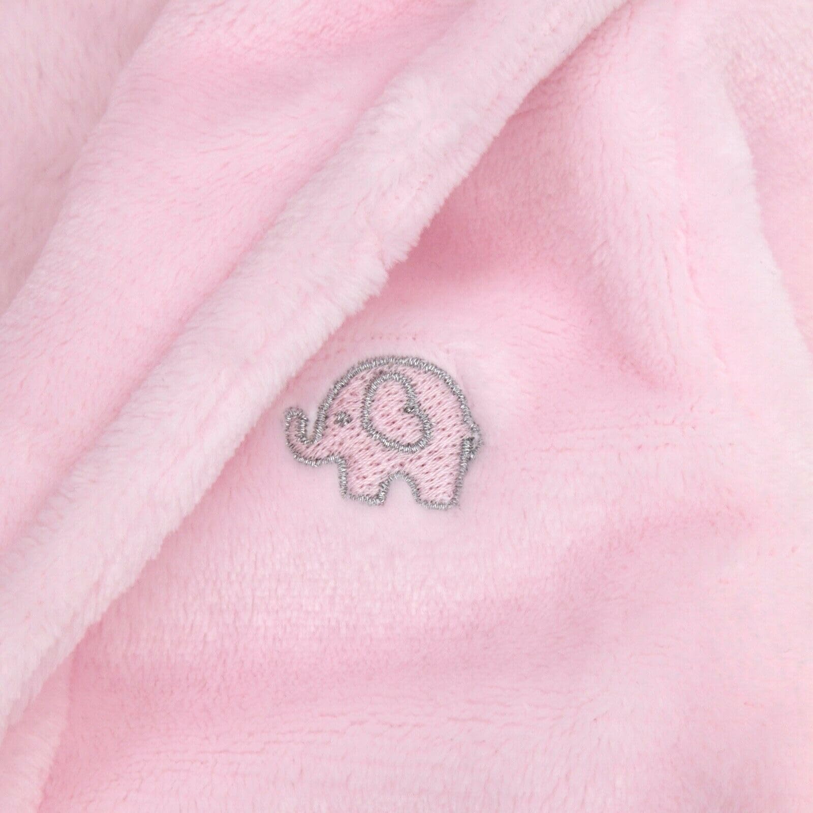 Baby Boys & Girls Unisex Dressing Gown (Ages 6-24 Months) Soft Plush Flannel Fleece Hooded Bath Robe - 3