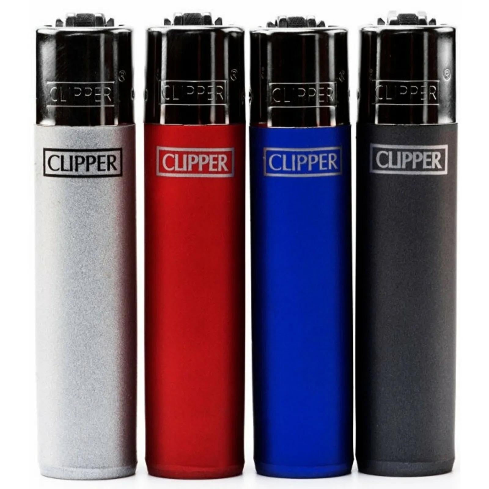 4 x Clipper Lighters Set, Clipper Lighter, Clipper Lighter Refillable Lighters, REFILLABLE LIGHTER, Clipper Lighters (No Fuel)