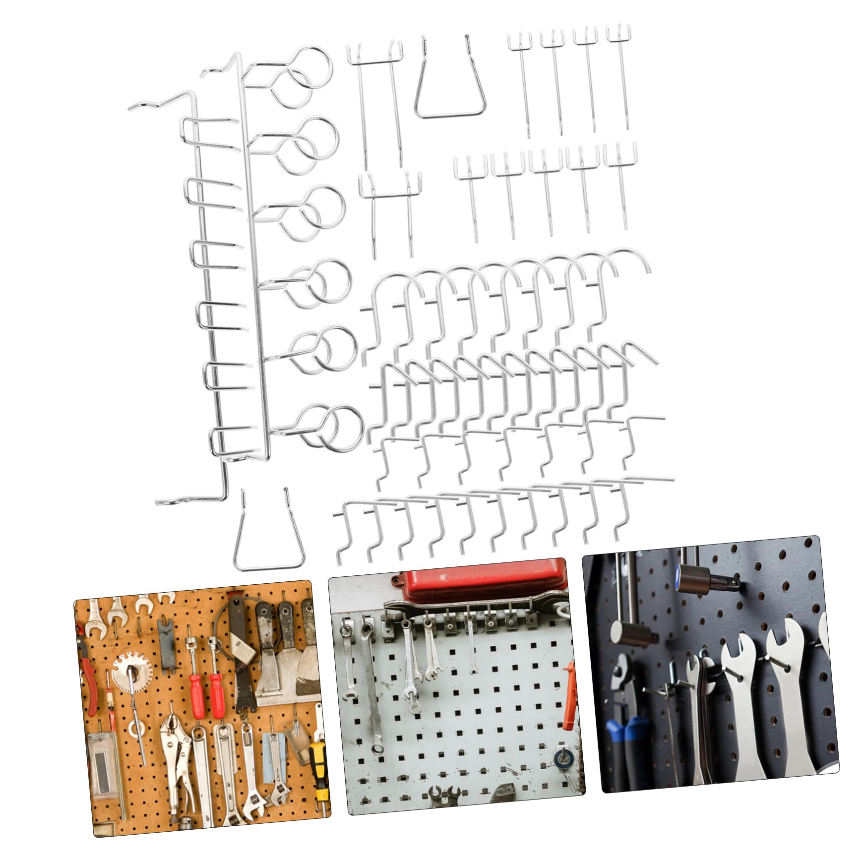 Crochets Métalliques pour Suspendre les Vêtements, Lot de 1 Set de Fer
