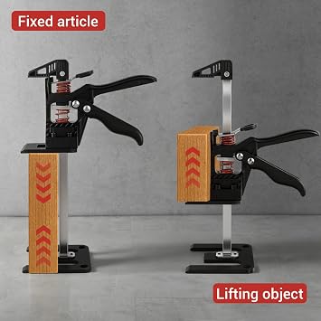 Labor Saving Arm Tool Jack, 2 Packs Effort Elevator Handheld Lift, Hand Furniture Jack Lift for Installing Cabinets,flooringwindows, Load, 440lbs
