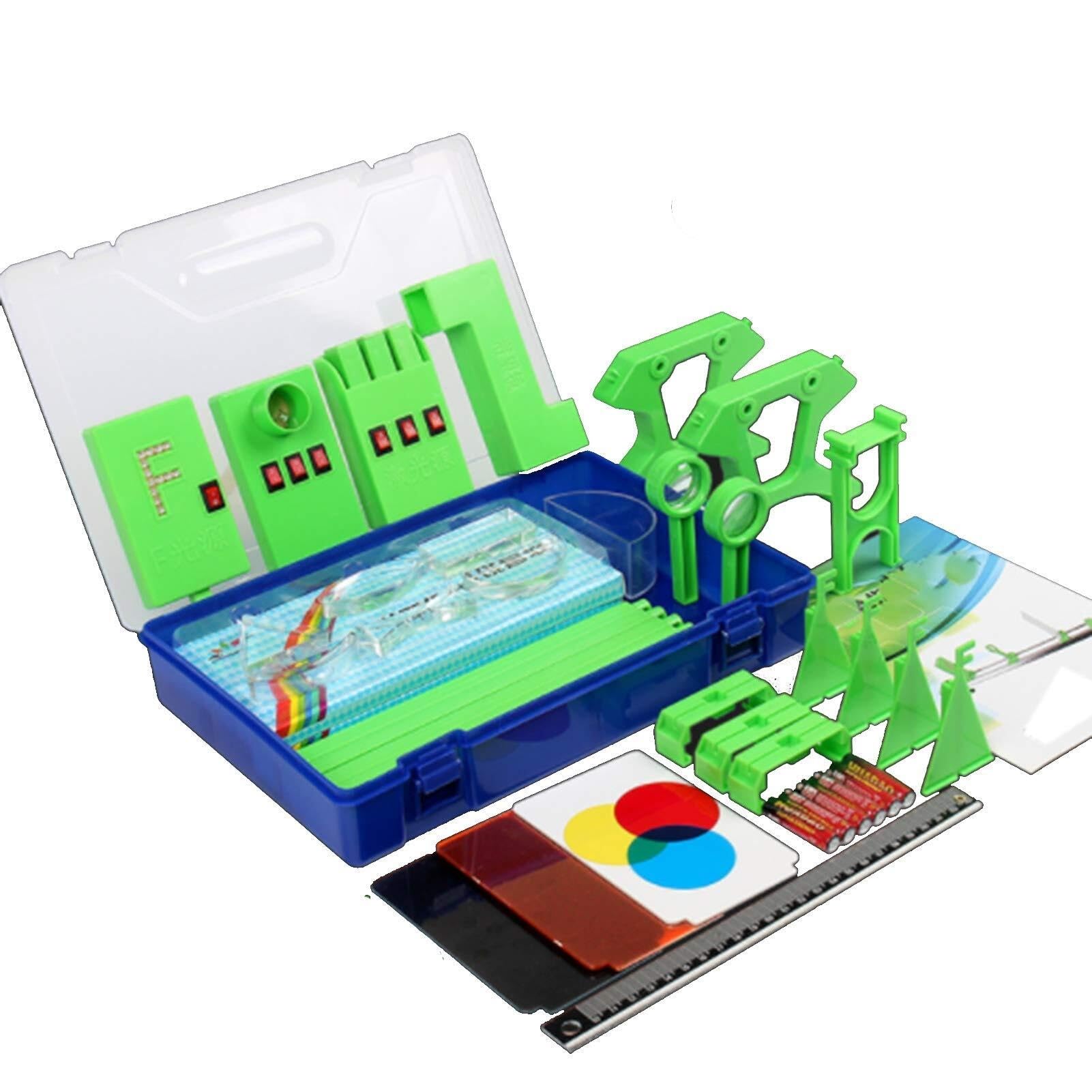 Lente ottica concava convessa Kit ottico for laboratorio fisico Attrezzatura for esperimenti di fisica Sviluppo degli interessi Esposizione for aule scolastiche
