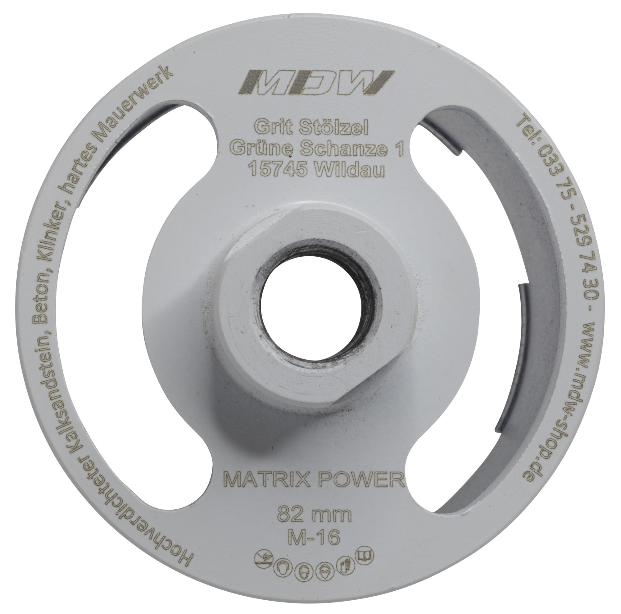 Diamant-Trocken-Softschlag-Kernbohrmaschine ESD 1801 Matrix Power inkl. Staubabsaugung & Diamant Dosensenker