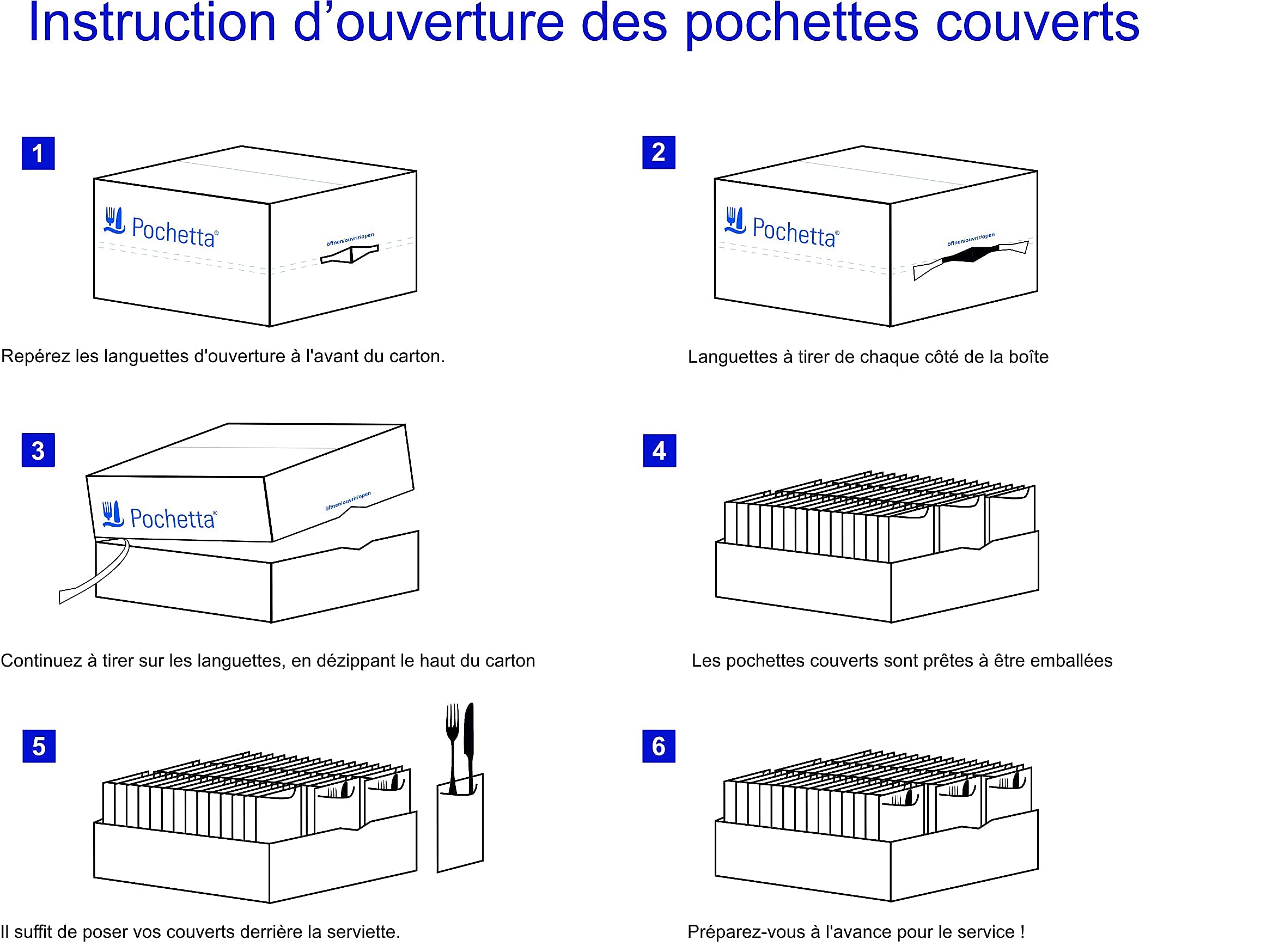 Pochette à couverts ELAG - Pochetta FIT Bordeaux 400 pièces par boîte- 85 x 190 mm – serviette inclus P-FIT213-5