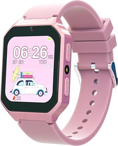 Reloj inteligente para niños de 5-7, 8-10, reloj para niños con 26 juegos, reloj podómetro para niños con tarjeta de aprendizaje, audio, libro,