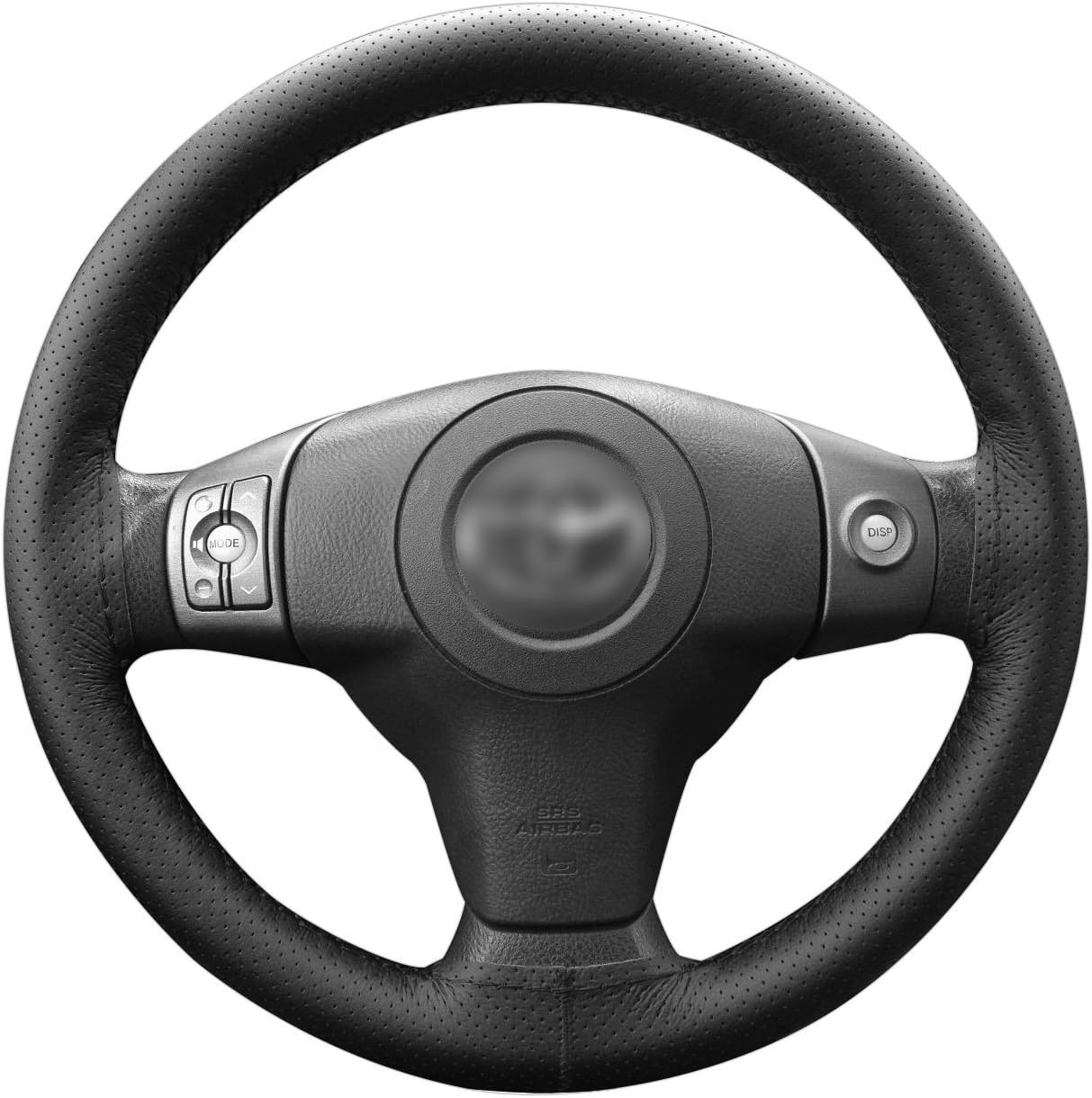 LemonBest Universal Pu Leather Car Steering Wheel Cover Anti Slip Auto Car Stitch On Wrap Cover 15