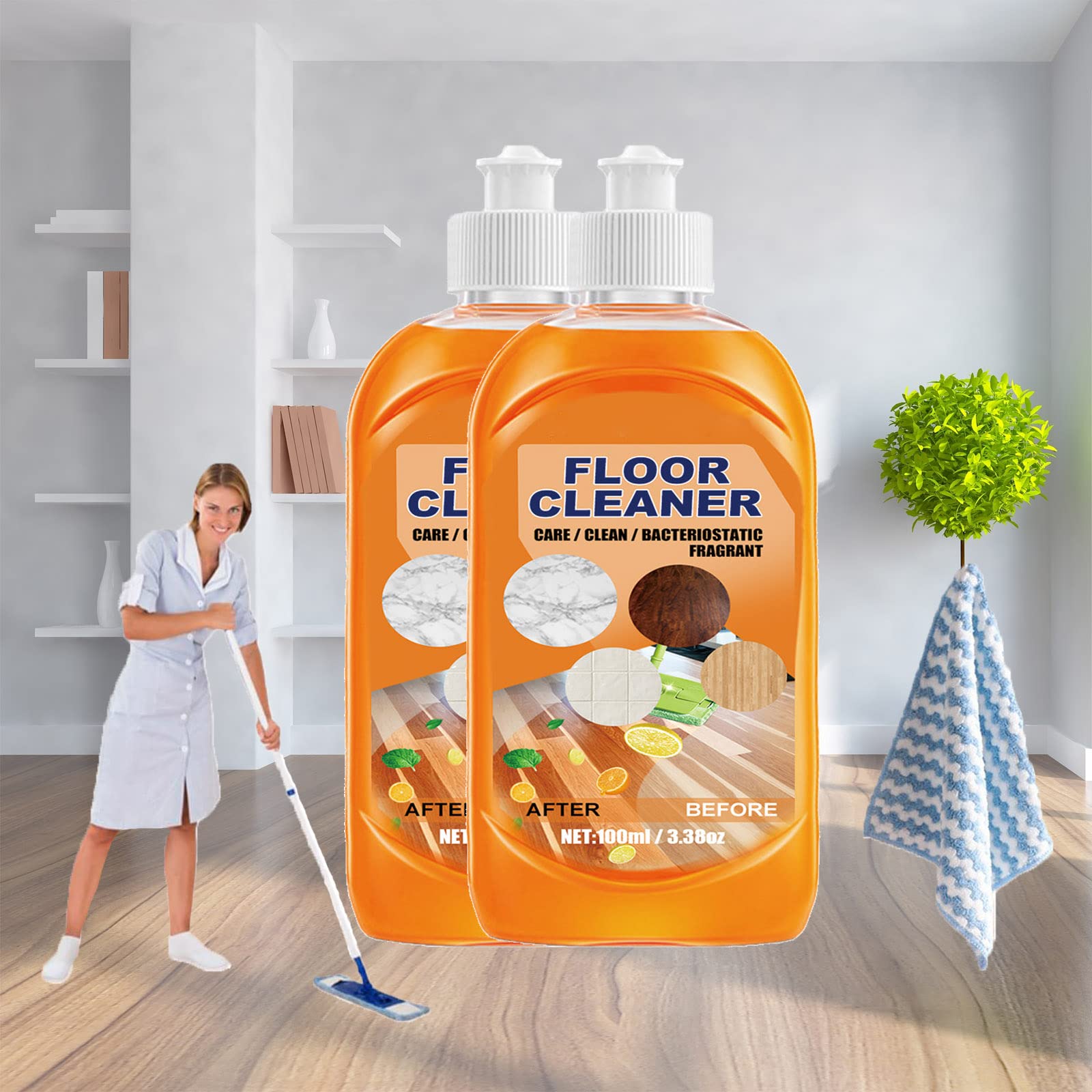 Amazon.com: LJXWRF Ondaum Cleaner, Household Floor Cleaners, Momeng ...