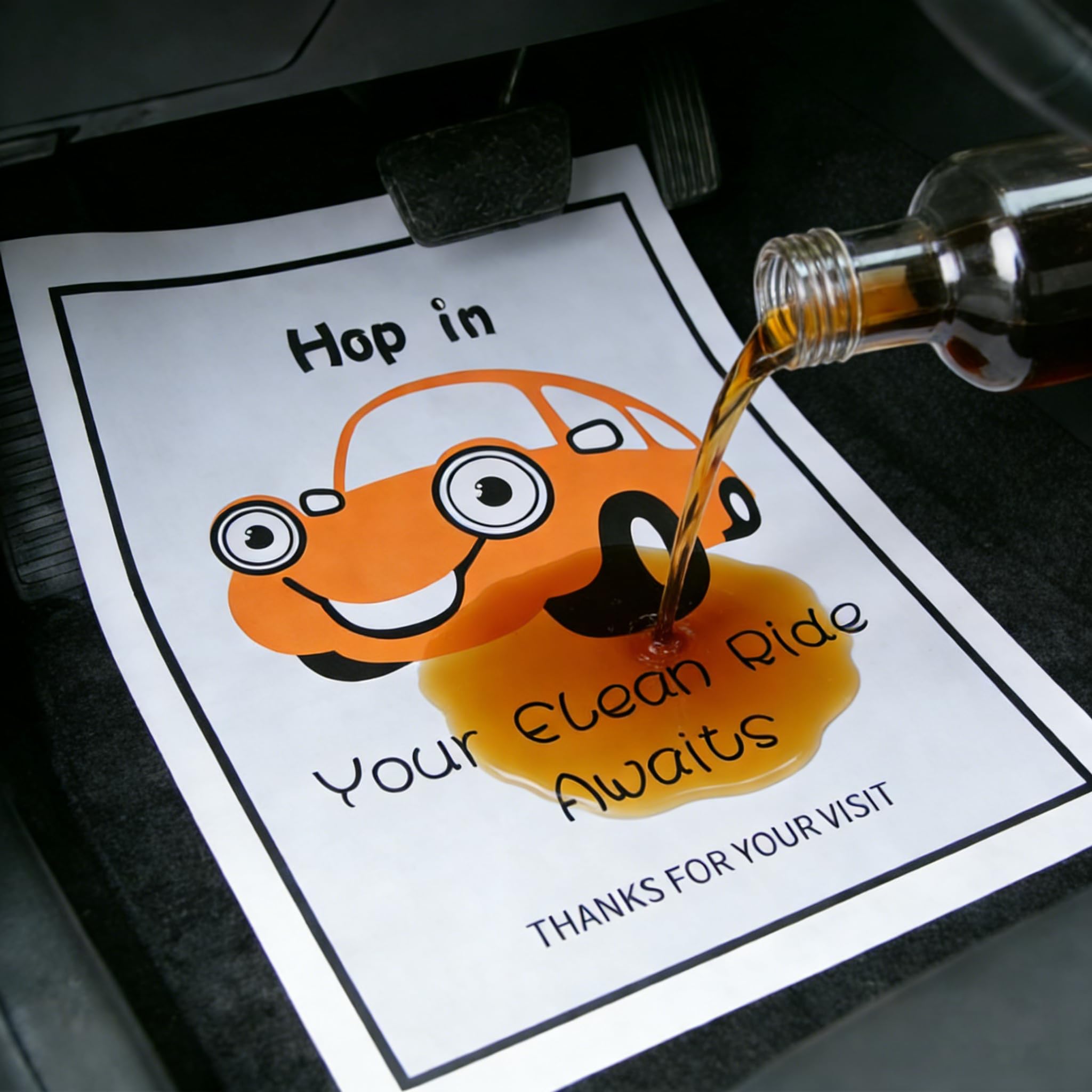 Paper Floor Mats for Cars 60 Pcs Disposable Floor Cars Auto Vehicles Automotive Mat Covers Protector Detailing Detail