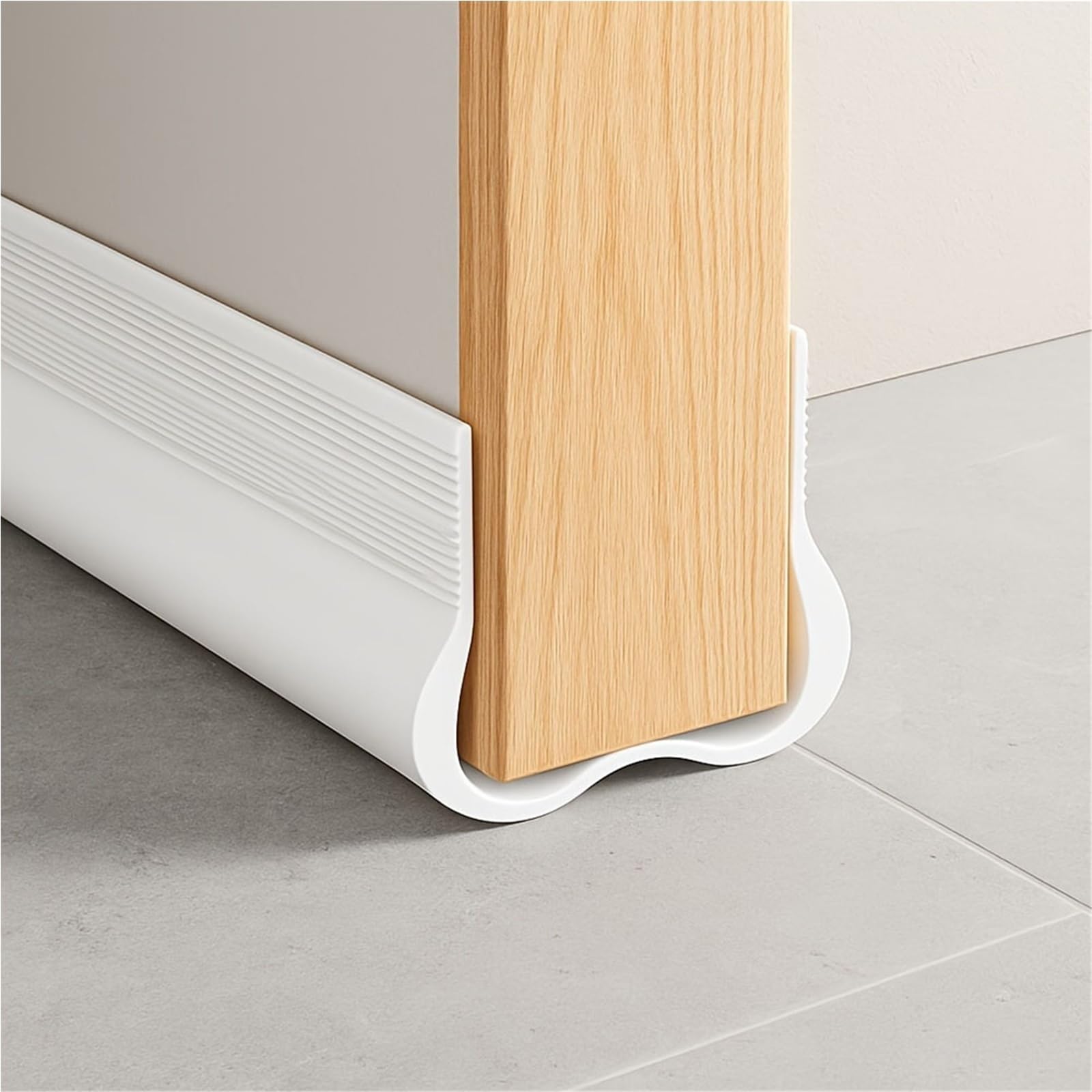 Türdichtung Flexibler Türdichtungsstreifen aus PVC(Black 02,2PC)