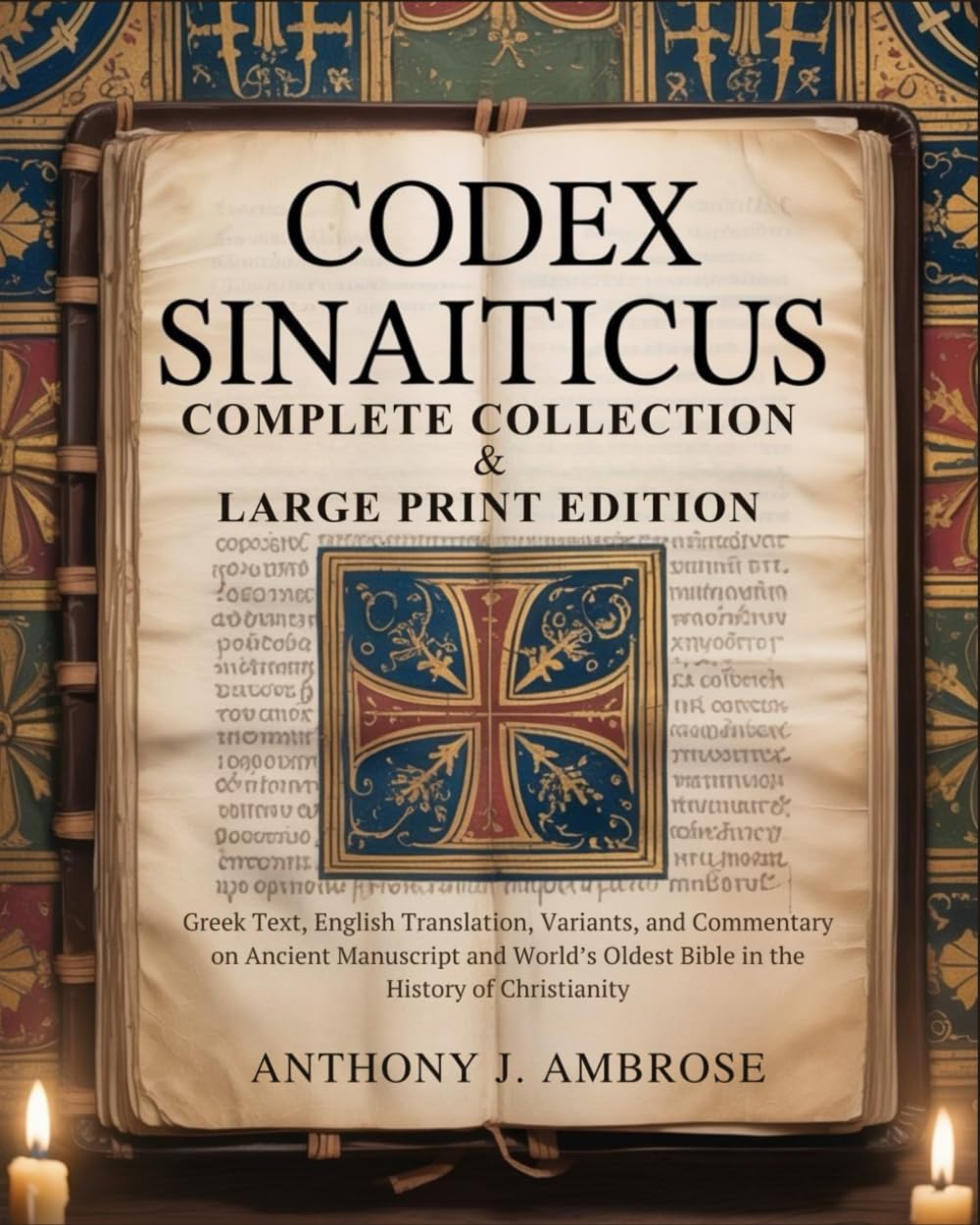 CODEX SINAITICUS (COMPLETE COLLECTION & LARGE PRINT EDITION): Greek Text, English Translation, Variants, and Commentary on Ancient Manuscript and World’s Oldest Bible in the History of Christianity