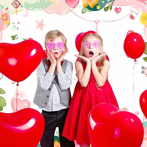 Vista 12 de Kathfly Paquete de 30 lentes en forma de corazón para niños con tarjetas del día de San Valentín, regalos de fiesta de San Valentín a granel