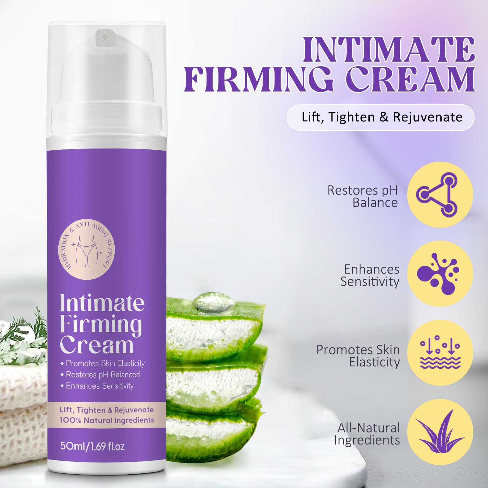Vaginal Tightening Cream,Lntimate Firming Cream,Balance pH value Rapid Vagina Tightening and Moisturizing, Improves Vaginal Health,Easy for Daily Use