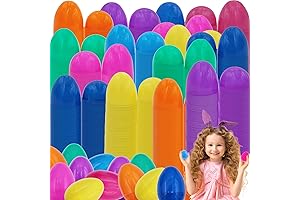 Colorful Plastic Easter Eggs 100-Pack, Perfect for Easter Egg Hunts and Surprises