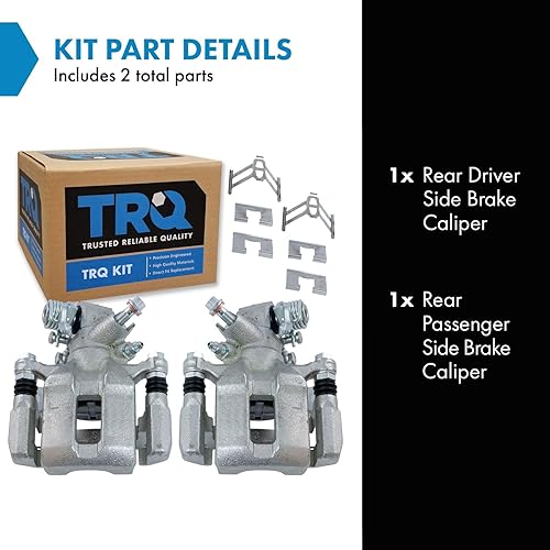 Vista 971 de TRQ - Juego de pinzas de freno delantero