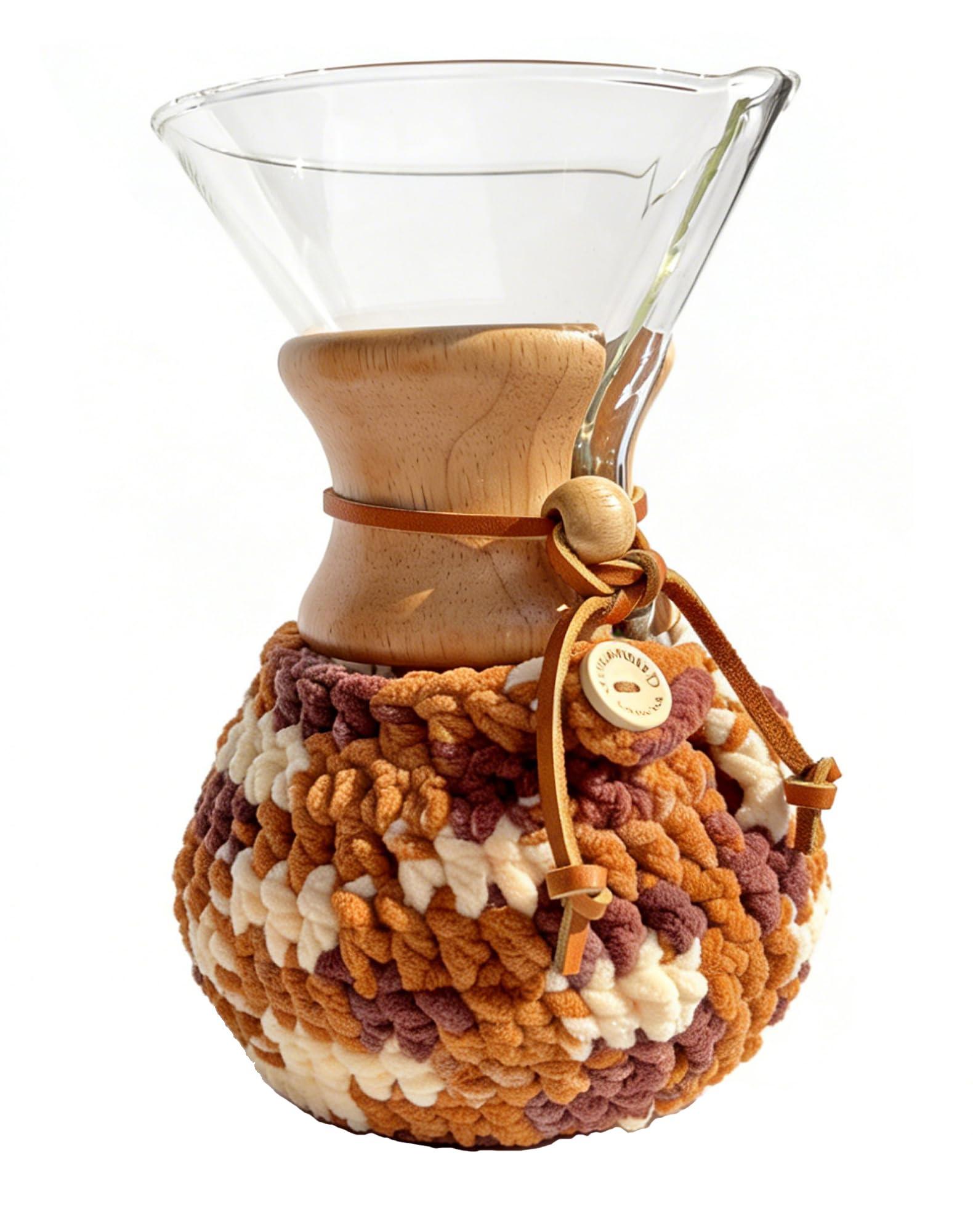 Amazon.com: Handmade Crochet Coffeemaker Cozy For Chemex 6cup Pour