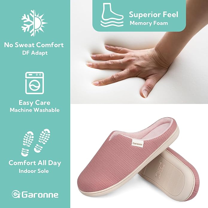 Pantuflas Garonne para Mujer con Espuma Viscoelástica miniatura 4
