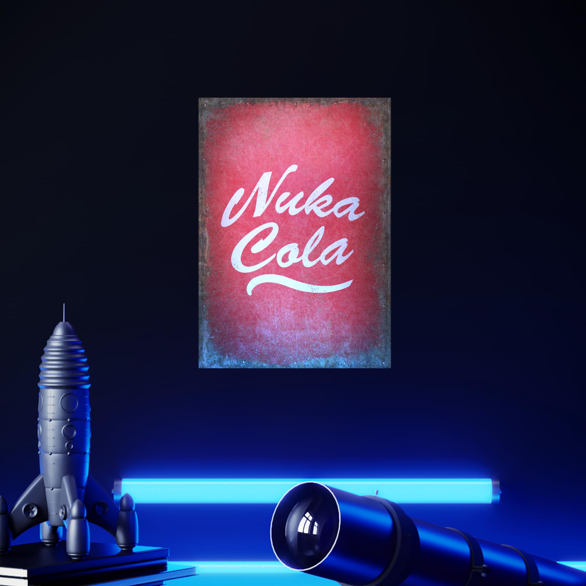 Displate ディスプレイット化け猫 メタルポースター Displate